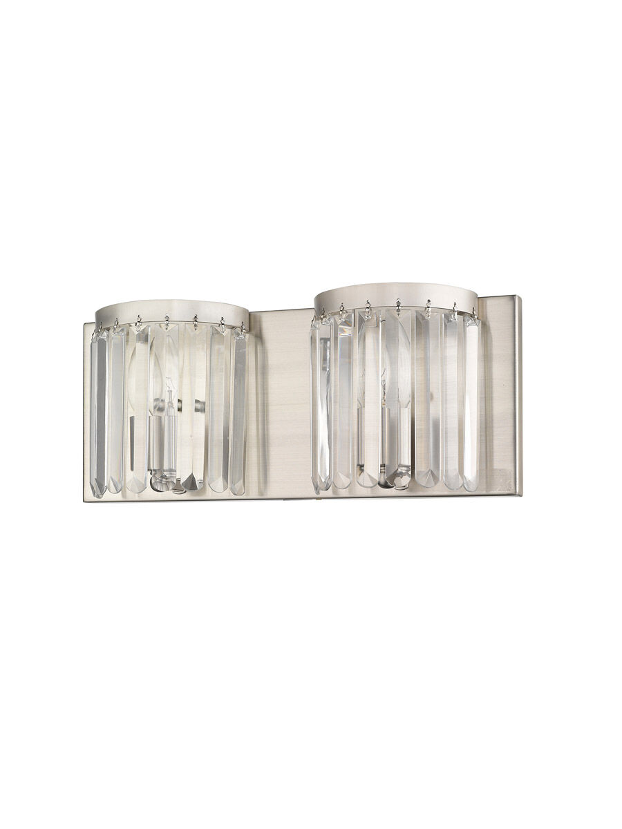 Ashton 2 Light 17 inch Brushed Nickel ADA Bath Vanity Wall Light