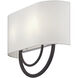 Stratton 2 Light 15 inch Bronze ADA Wall Sconce Wall Light