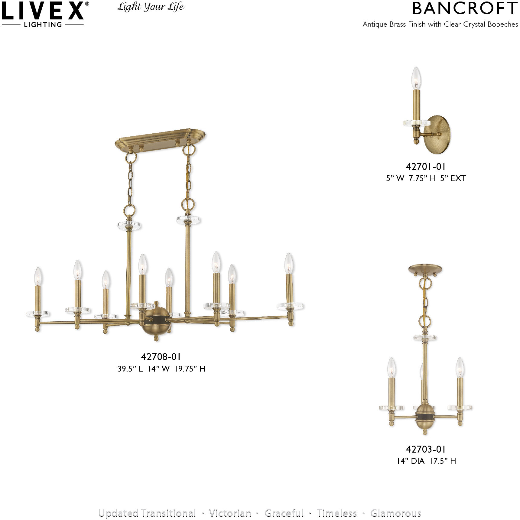 Bennington 1 Light 5 inch Antique Brass Wall Sconce Wall Light