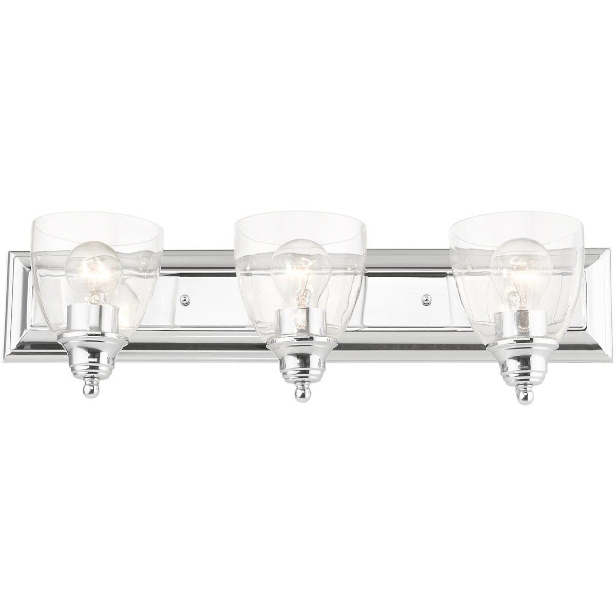 Birmingham 3 Light 24 inch Polished Chrome Vanity Sconce Wall Light