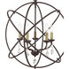 Aria 5 Light 24 inch Bronze Chandelier Ceiling Light