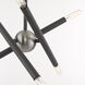Soho 6 Light 13 inch Scandinavian Gray Chandelier Ceiling Light