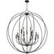 Milania 15 Light 42 inch Bronze Grande Foyer Chandelier Ceiling Light