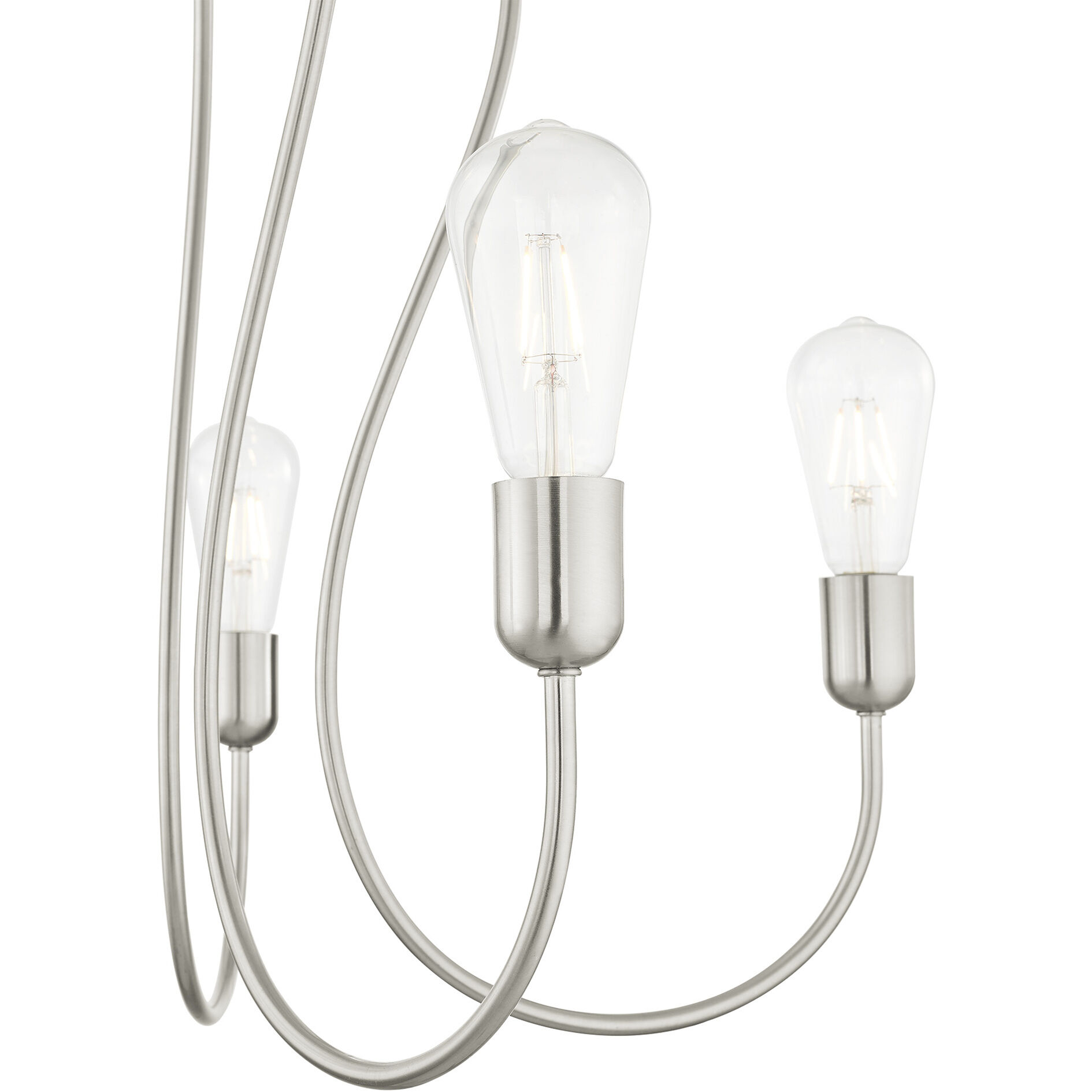 Lucerne 5 Light 24 inch Brushed Nickel Chandelier Ceiling Light