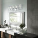 Ashridge 4 Light 35.75 inch Polished Chrome Large Vanity Sconce Wall Light