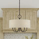 Bellingham 5 Light 22 inch Bronze Pendant Chandelier Ceiling Light