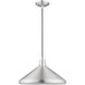 Allison 1 Light 15 inch Brushed Aluminum Mini Pendant Ceiling Light
