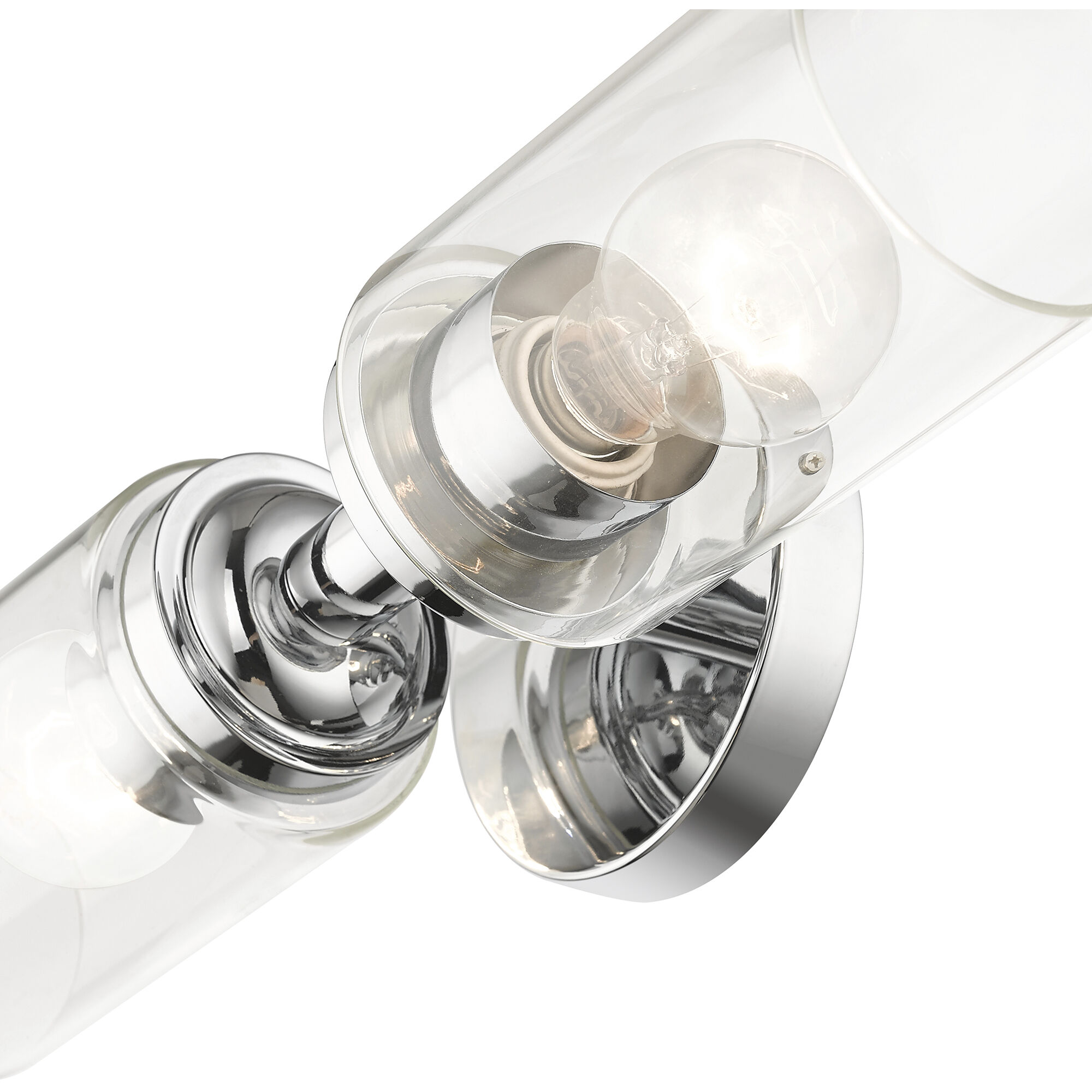 Whittier 2 Light 4.75 inch Polished Chrome Vanity Sconce Wall Light