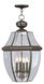 Monterey 4 Light 16 inch Bronze Outdoor Pendant Lantern