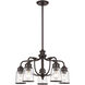 Lawrenceville 5 Light 24 inch Bronze Dinette Chandelier Ceiling Light