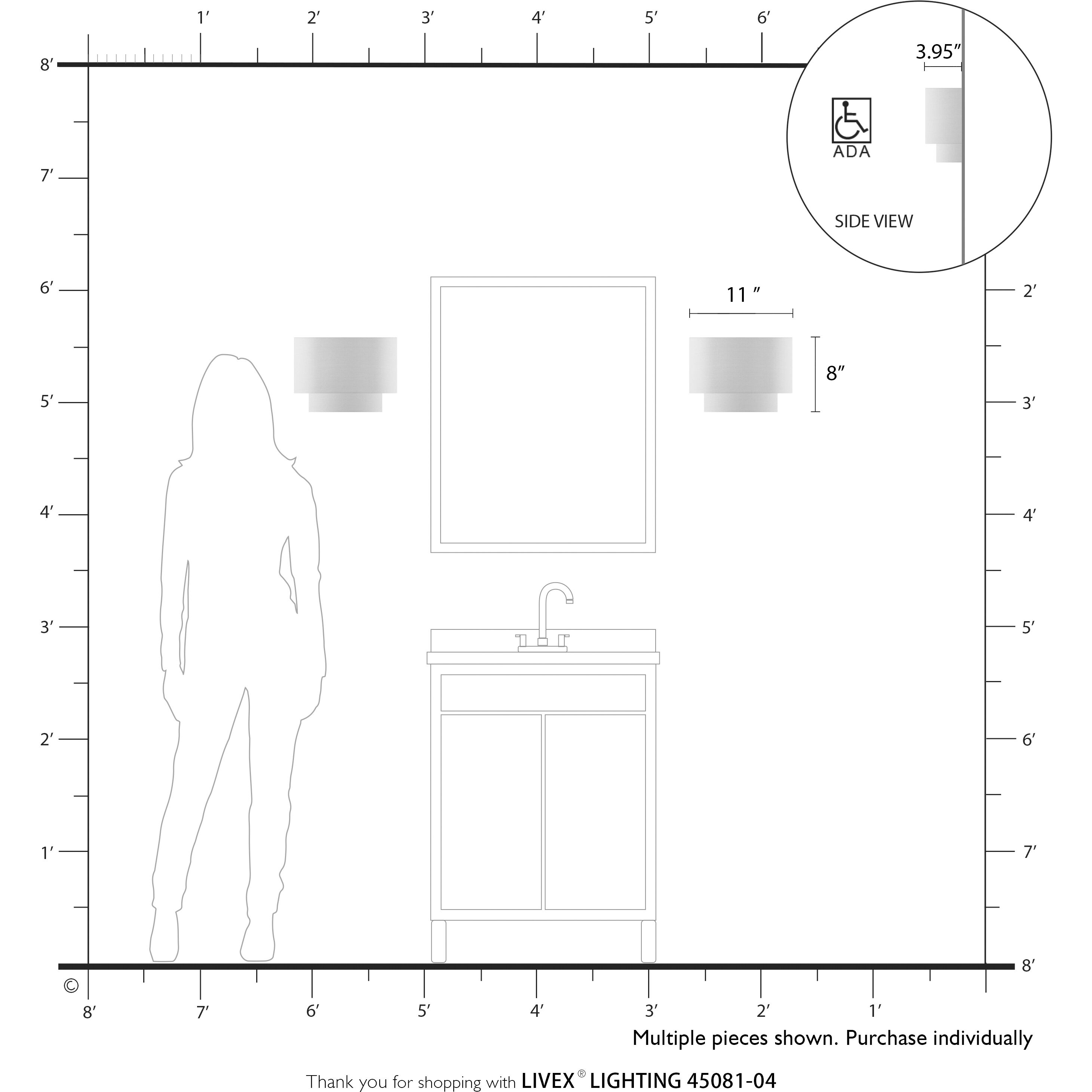 Jefferson 3 Light 10 inch Black Semi-Flush Mount Ceiling Light