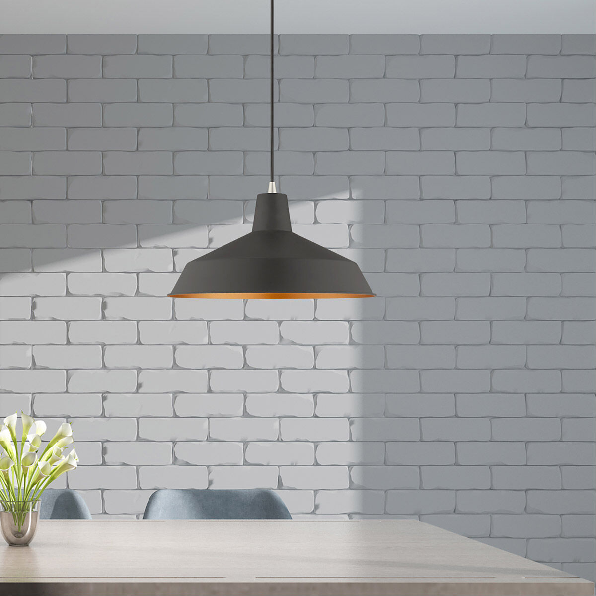 Allison 1 Light 16 inch Black Mini Pendant Ceiling Light