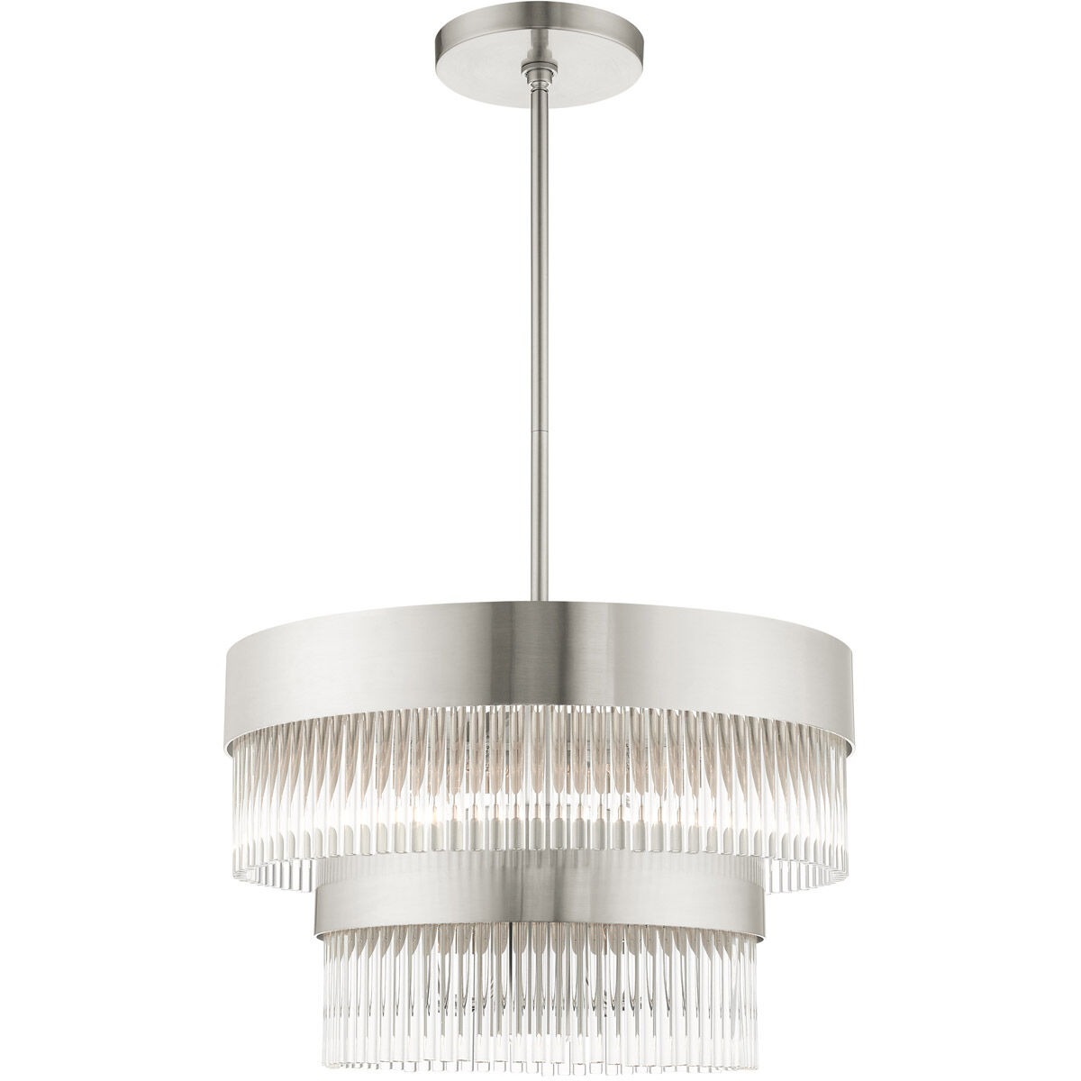 Norwich 5 Light 20 inch Brushed Nickel Chandelier Ceiling Light
