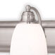 Springfield 6 Light 48 inch Brushed Nickel Vanity Sconce Wall Light