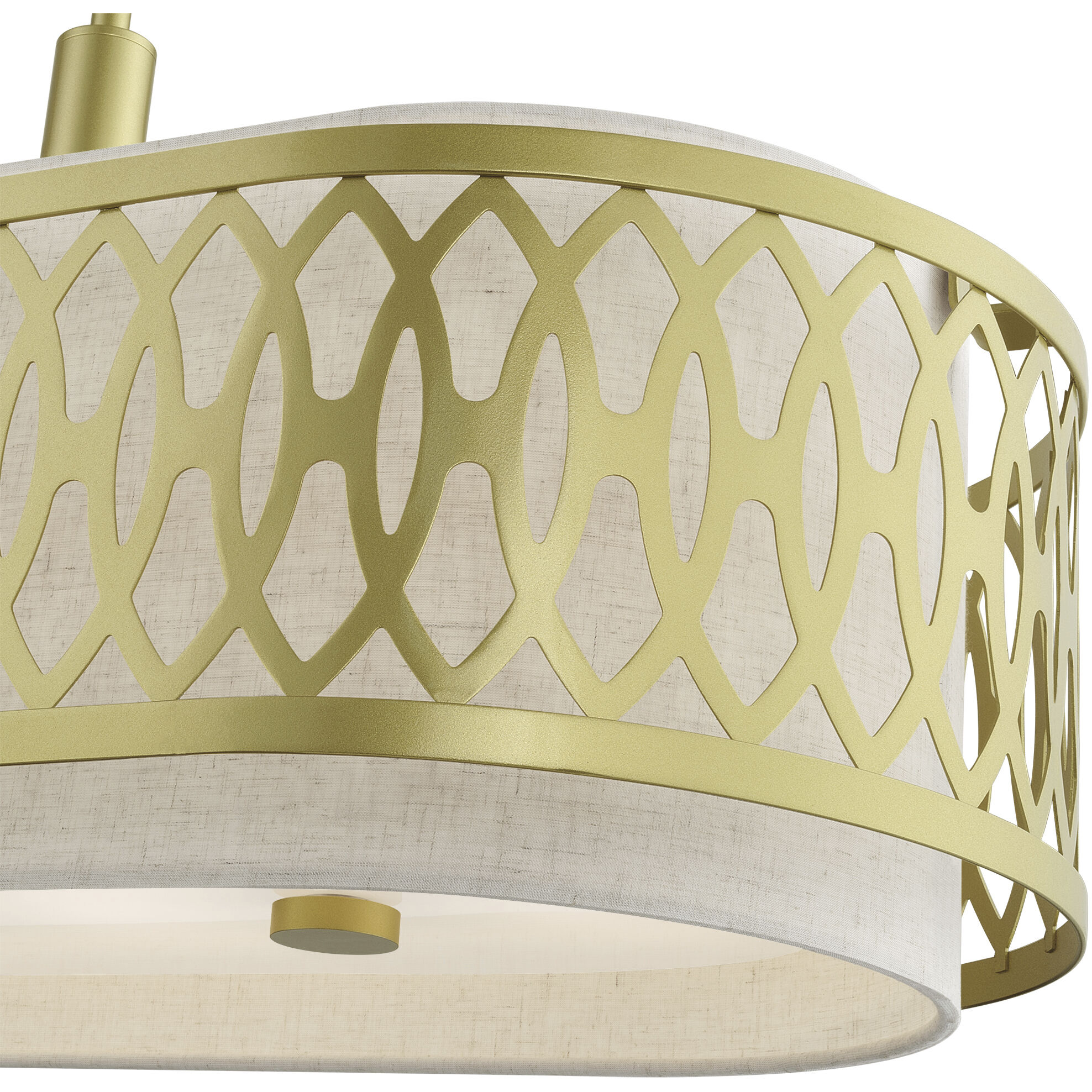 Vistaview 6 Light 42 inch Soft Gold Linear Chandelier Ceiling Light