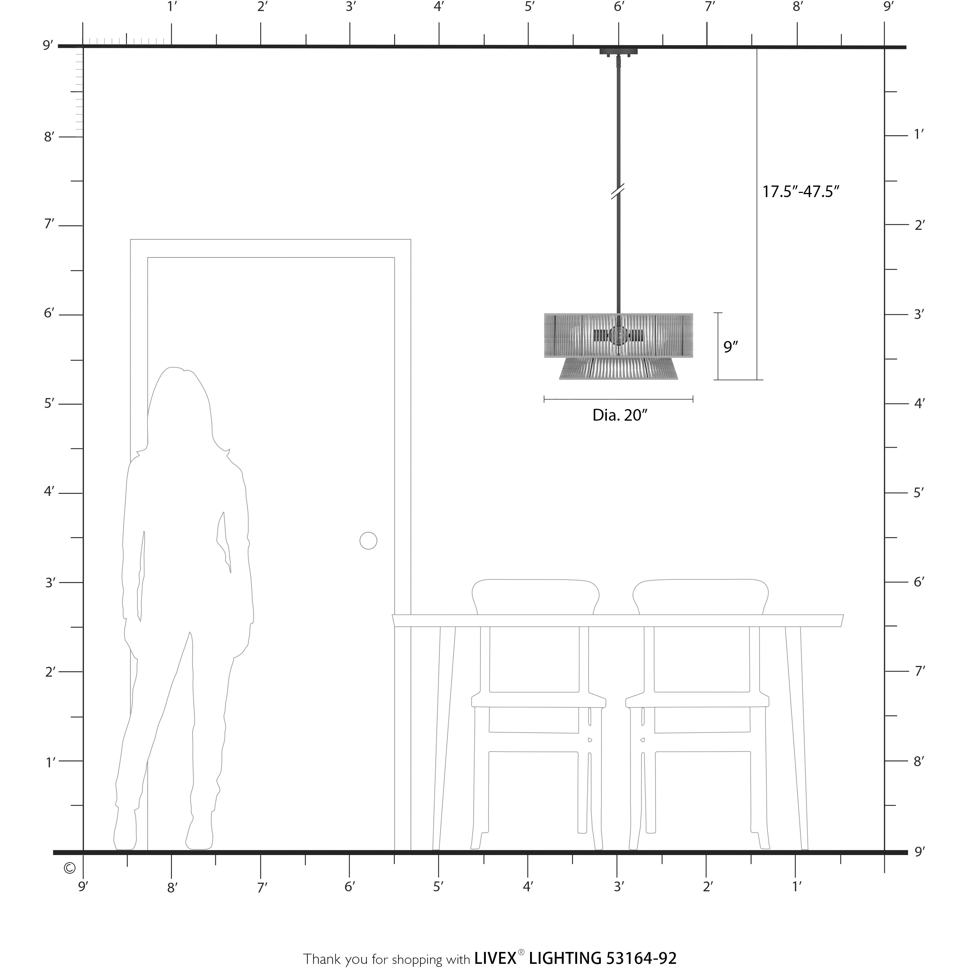 Florell 4 Light 20 inch English Bronze Pendant Chandelier Ceiling Light