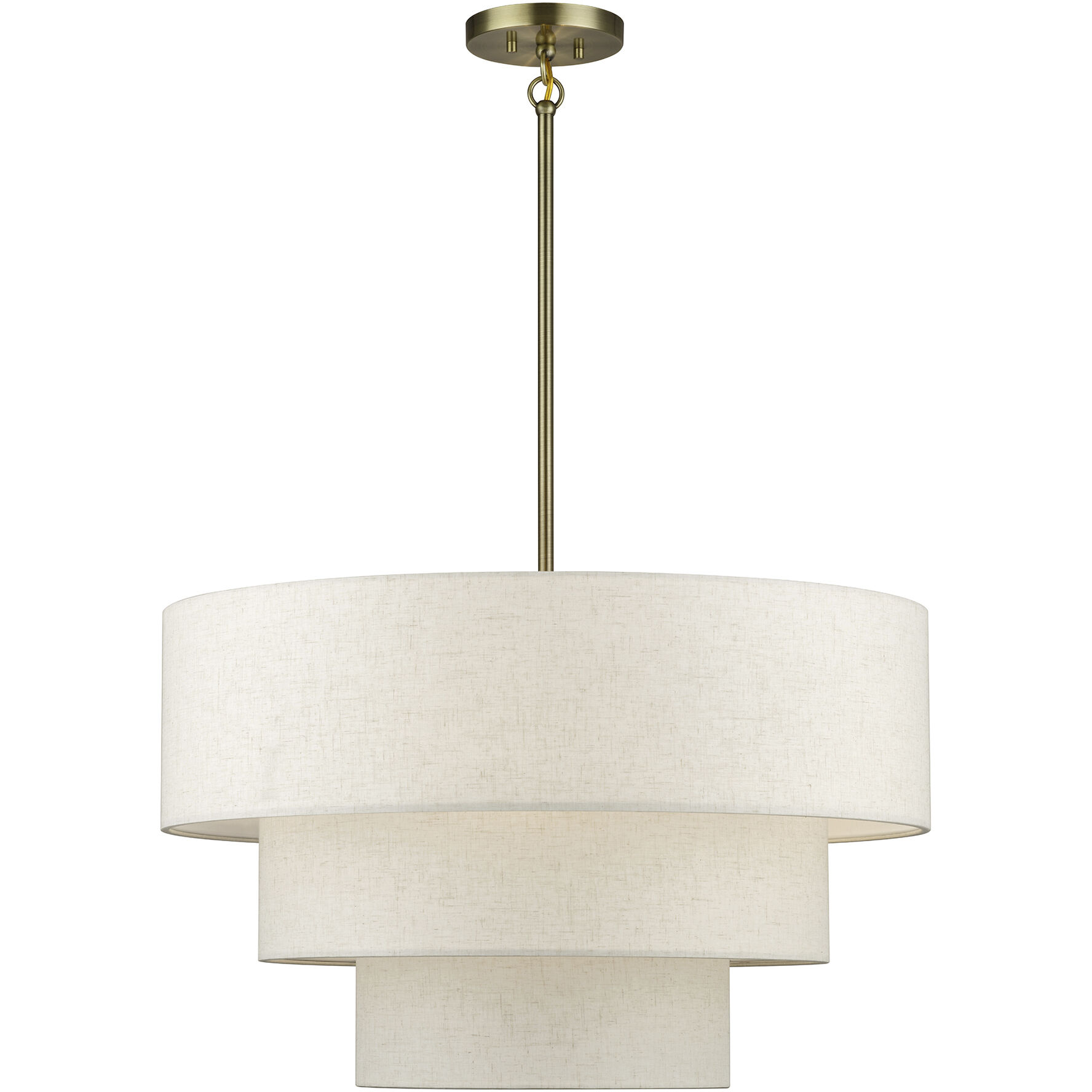 Manorwood 5 Light 28 inch Antique Brass Pendant Chandelier Ceiling Light, Medium