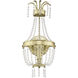 Valentina 1 Light 8 inch Hand Applied Winter Gold ADA Wall Sconce Wall Light