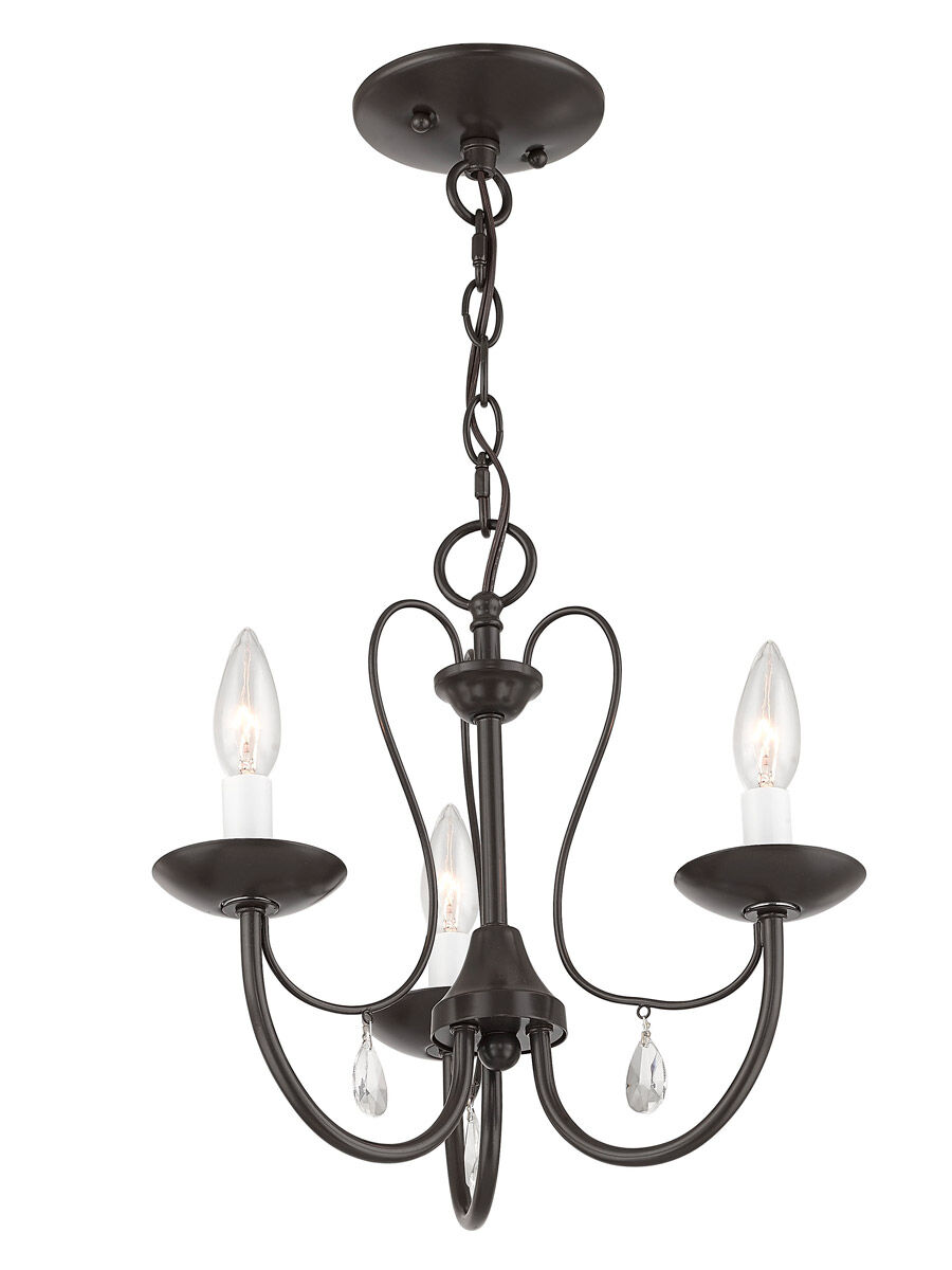 Mirabella 3 Light 14.5 inch English Bronze Chandelier Ceiling Light
