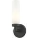 Aero 1 Light 4 inch Black ADA ADA Single Sconce Wall Light
