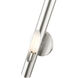 Acra 1 Light 5 inch Brushed Nickel ADA ADA Single Sconce Wall Light