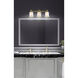 Middlebush 3 Light 23.5 inch Polished Brass Bath Vanity Wall Light