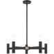 Copenhagen 5 Light 25 inch Black Chandelier Ceiling Light