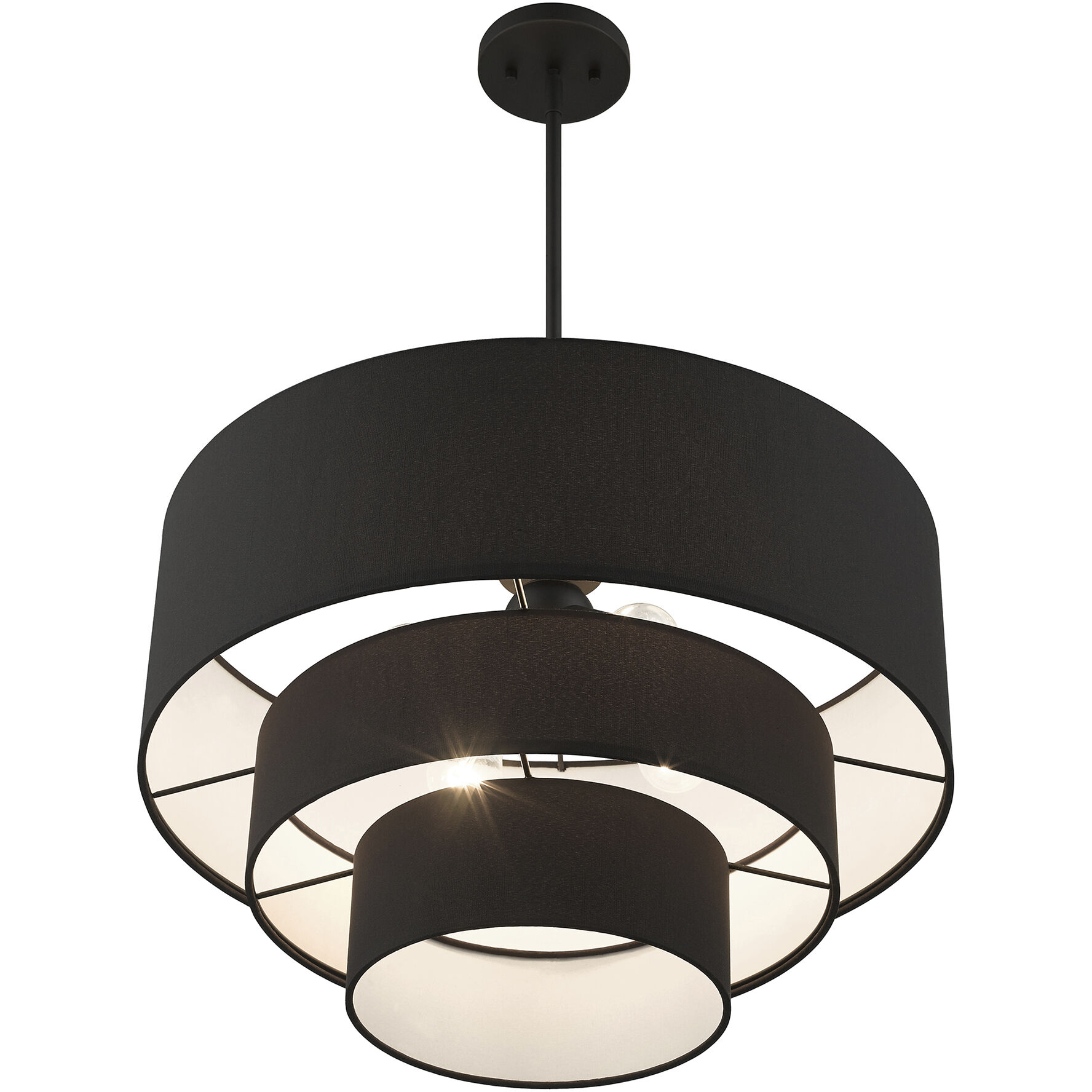 Bainbridge 4 Light 23 inch Black Pendant Chandelier Ceiling Light