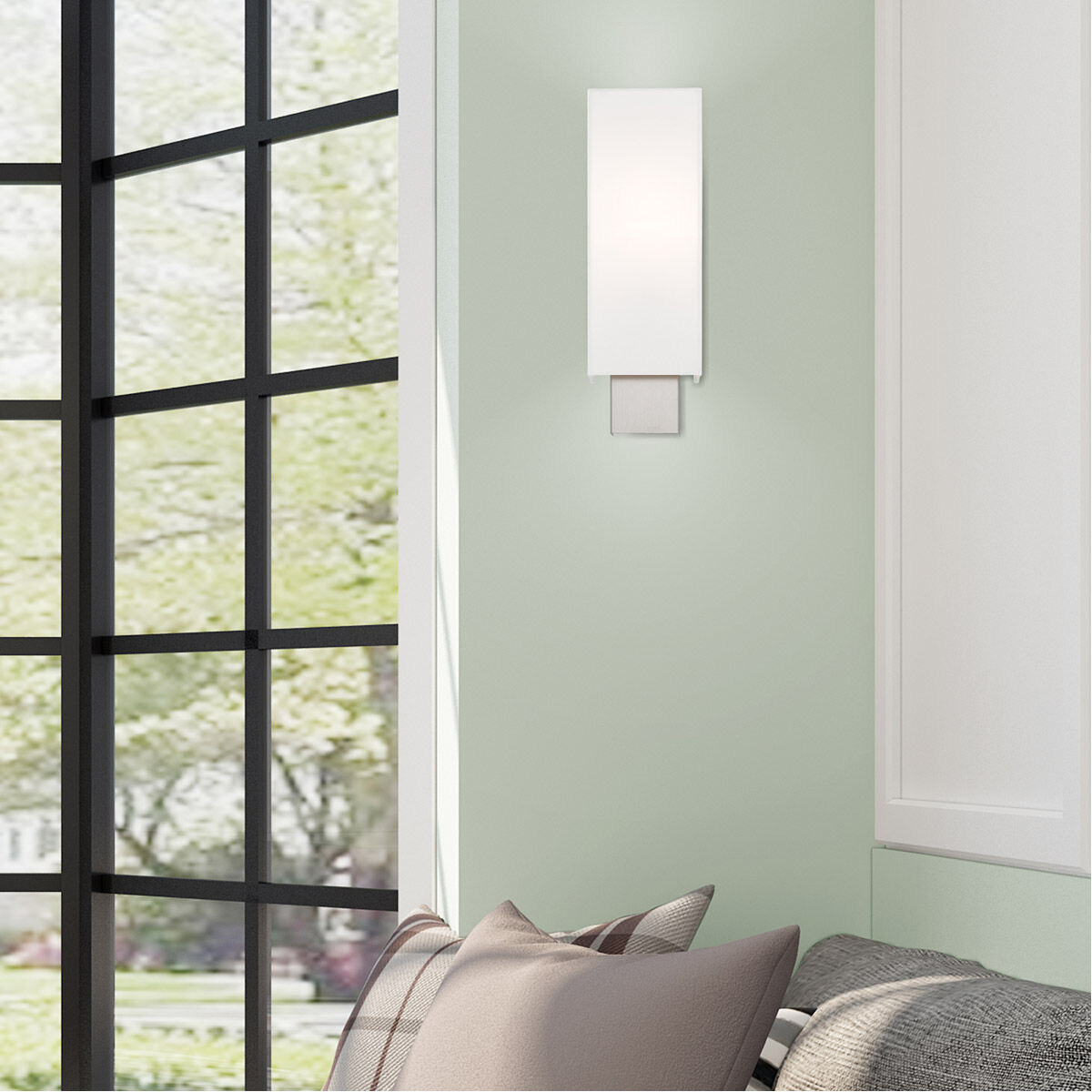 Clark 1 Light 5 inch Brushed Nickel ADA ADA Wall Sconce Wall Light