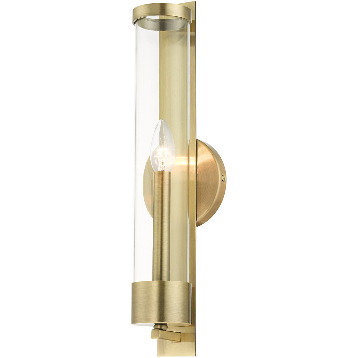 Castleton 1 Light 5 inch Antique Brass ADA ADA Single Sconce Wall Light 