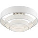 Manorwood 5 Light 28 inch Brushed Nickel Semi-Flush Ceiling Light