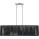 Acordia 4 Light 36 inch Painted Nickel Linear Chandelier Ceiling Light, Large