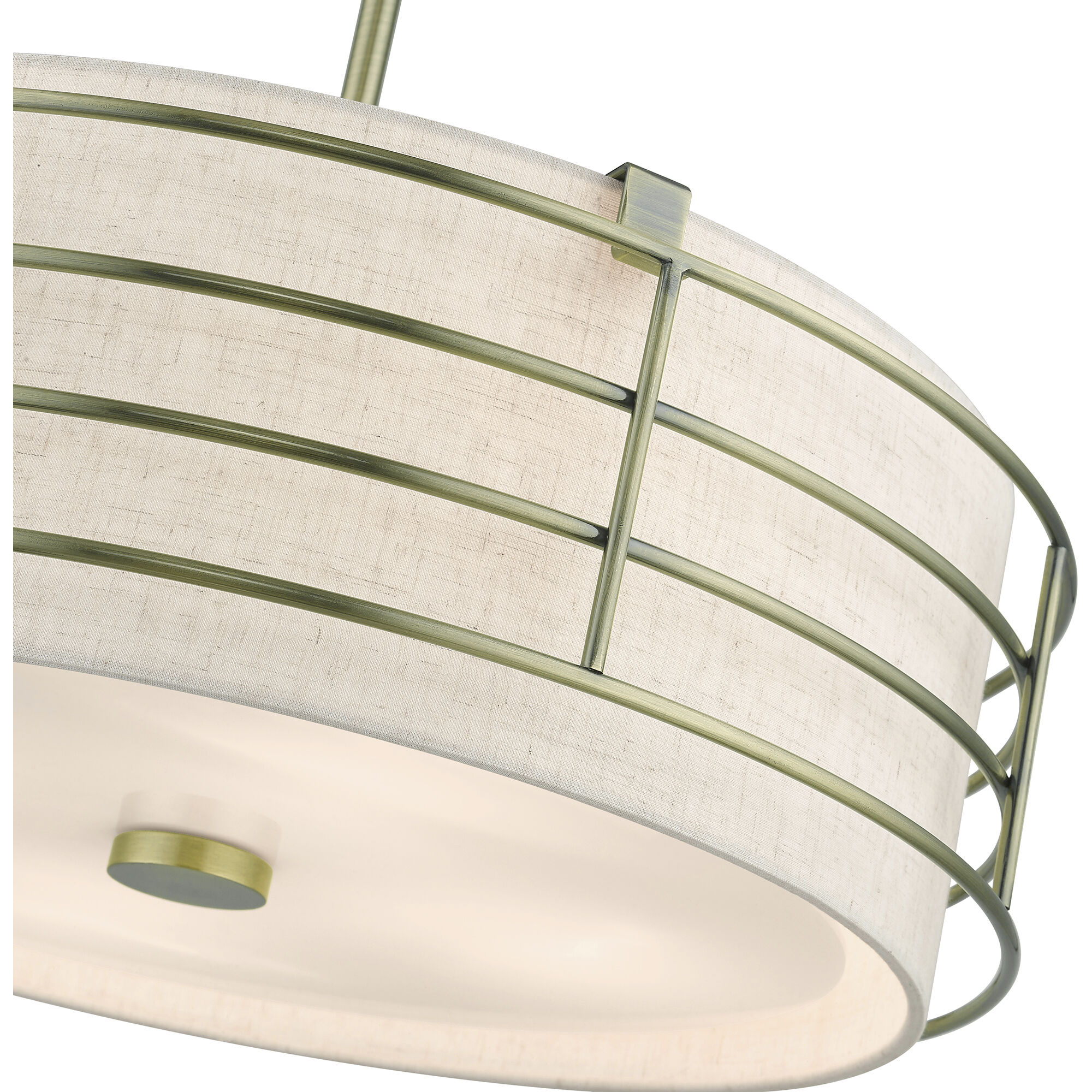 Blanchard 4 Light 20 inch Antique Brass Pendant Chandelier Ceiling Light