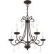 Daphne 5 Light 25 inch English Bronze Chandelier Ceiling Light
