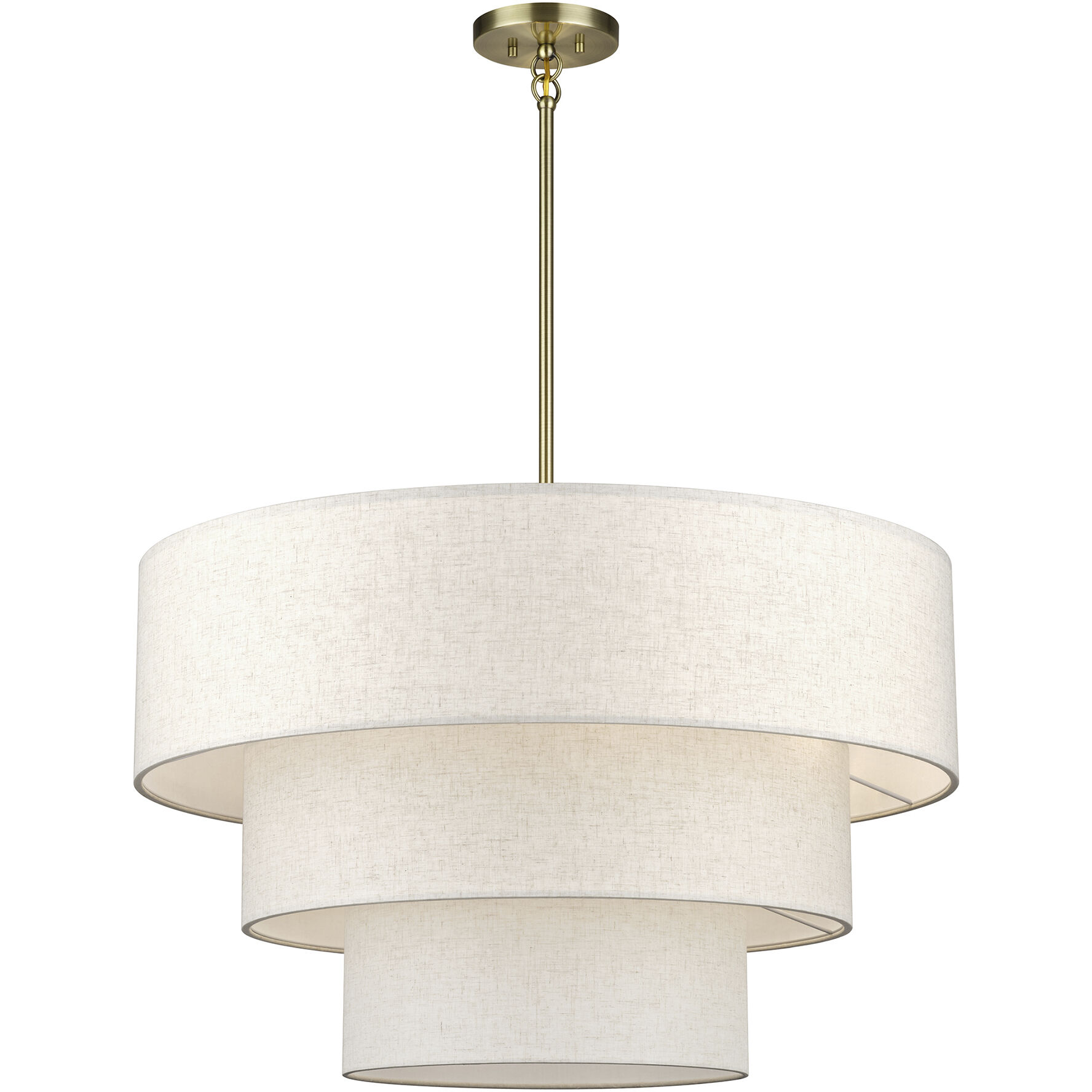 Manorwood 8 Light 32 inch Antique Brass Pendant Chandelier Ceiling Light, Large