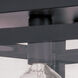 Milford 2 Light 8 inch Bronze Square Flush Mount Ceiling Light