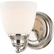 Somerville 1 Light 6 inch Polished Chrome Wall Sconce Wall Light