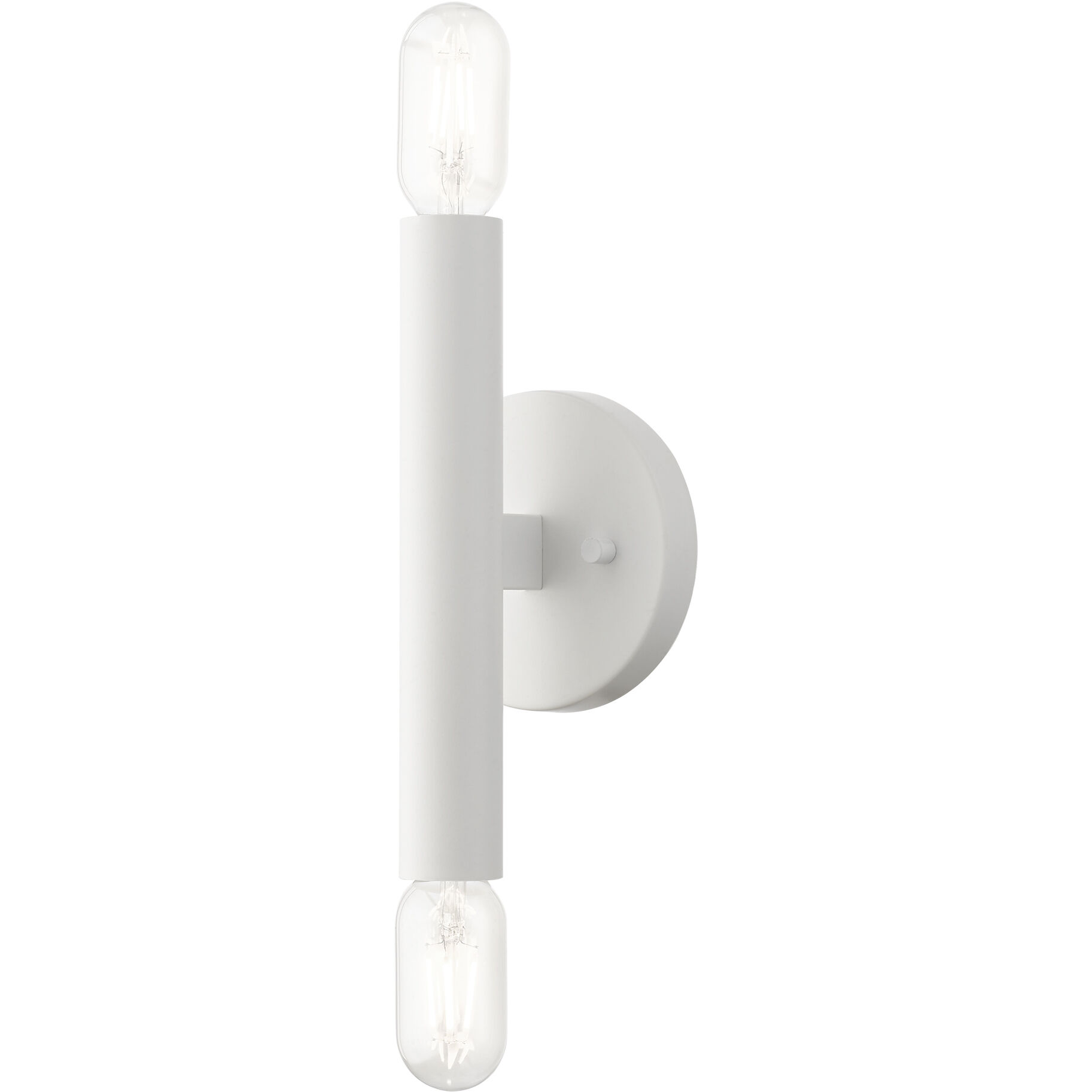 Copenhagen 2 Light 5 inch White ADA Sconce Wall Light