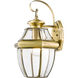 Monterey 1 Light 13 inch Antique Brass Outdoor Wall Lantern