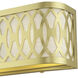 Vistaview 2 Light 15 inch Soft Gold ADA Wall Sconce Wall Light
