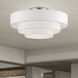 Manorwood 5 Light 28 inch Brushed Nickel Semi-Flush Ceiling Light
