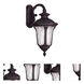 Oxford 1 Light 18.25 inch Bronze Medium Down Outdoor Wall Lantern