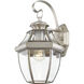 Monterey 1 Light 13 inch Brushed Nickel Outdoor Wall Lantern