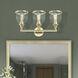 Ashridge 3 Light 24 inch Polished Brass Vanity Wall Sconce Wall Light