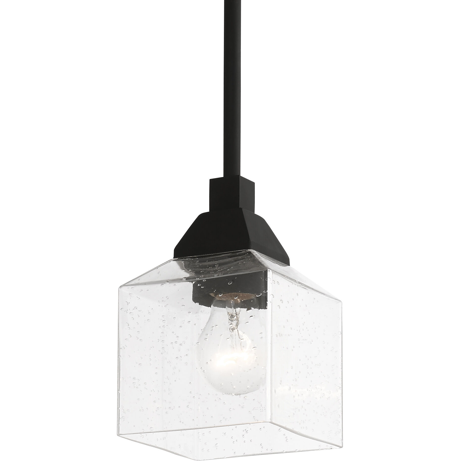 Aragon 1 Light 5 inch Black Mini Pendant Ceiling Light