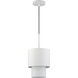 Zolana 1 Light 8.5 inch White Mini Pendant Ceiling Light