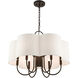 Solstice 7 Light 24 inch English Bronze Chandelier Ceiling Light