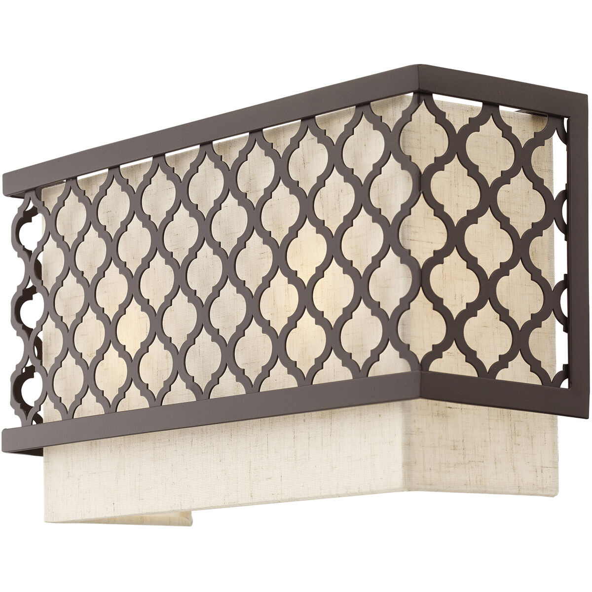 Arabesque 2 Light 13 inch English Bronze ADA ADA Wall Sconce Wall Light