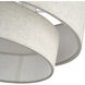 Manorwood 3 Light 15 inch English Bronze Semi Flush Mount Ceiling Light, Large