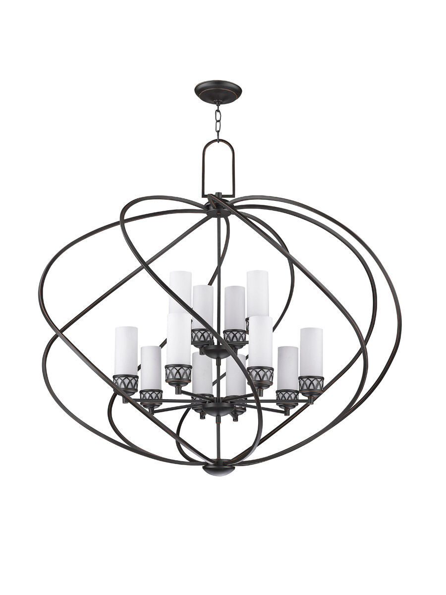 Westfield 12 Light 42 inch Olde Bronze Foyer Chandelier Ceiling Light